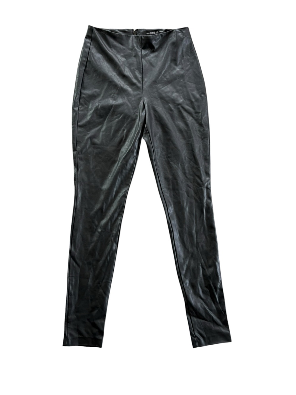 2/$35 GUESS Black Coated Moto Leggings | Faux Leather High Rise Skinny Pants S
